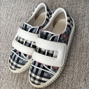 Stylish Kids Checkered Sneakers